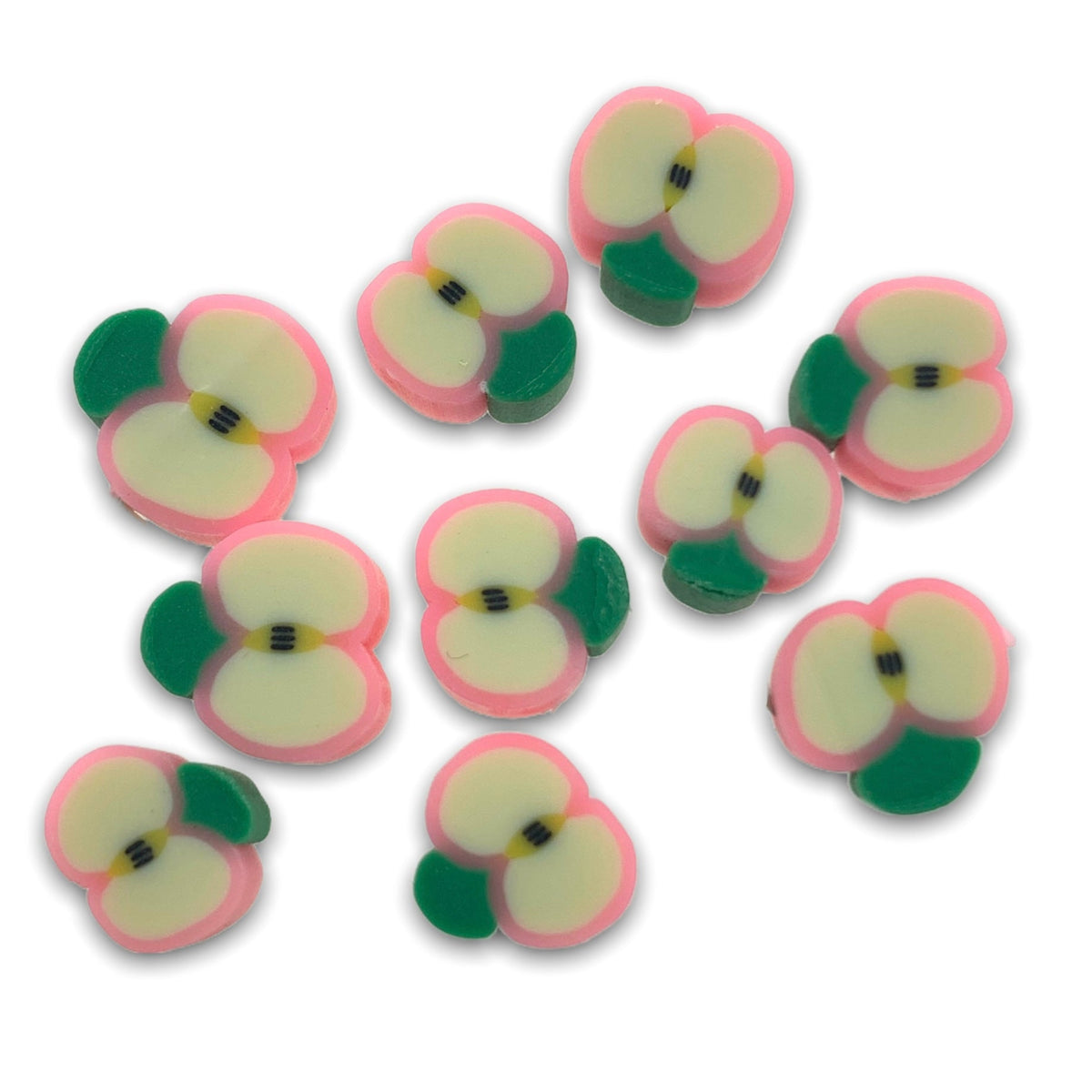 Fimo kralen appel roze 10mm - 10 stuks-Kralen-Kraaltjes van Renate
