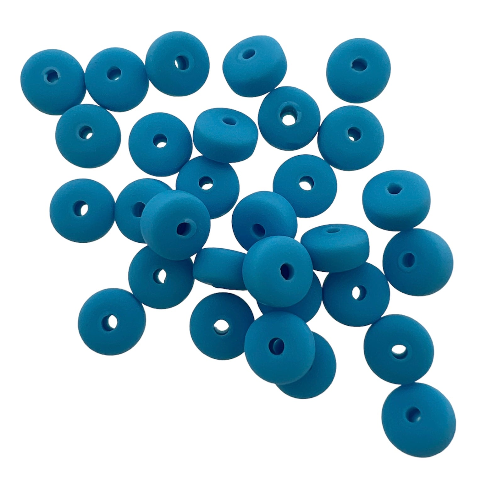 Fimo kralen candy blauw 7mm -±30 stuks-Kralen-Kraaltjes van Renate