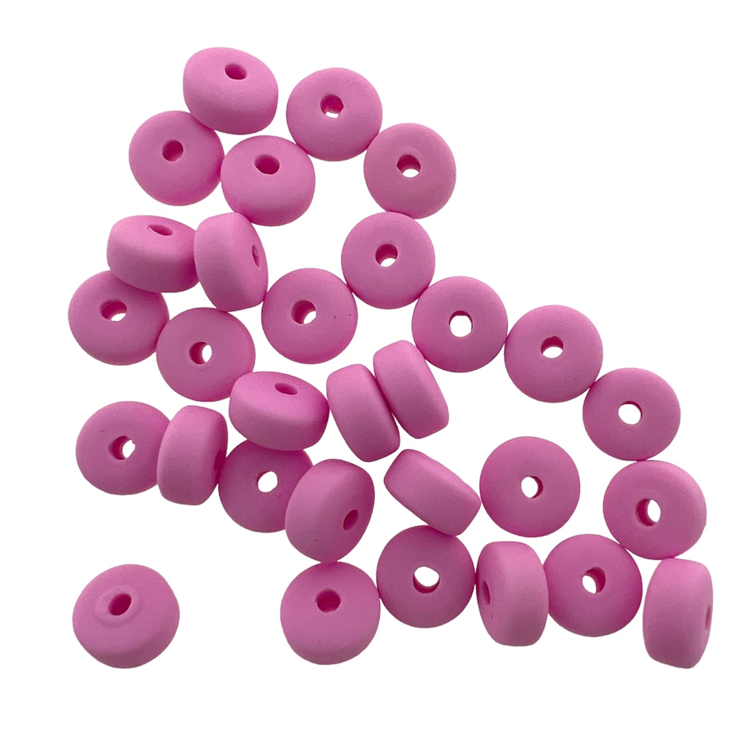 Fimo kralen candy roze 7mm -±30 stuks-Kralen-Kraaltjes van Renate