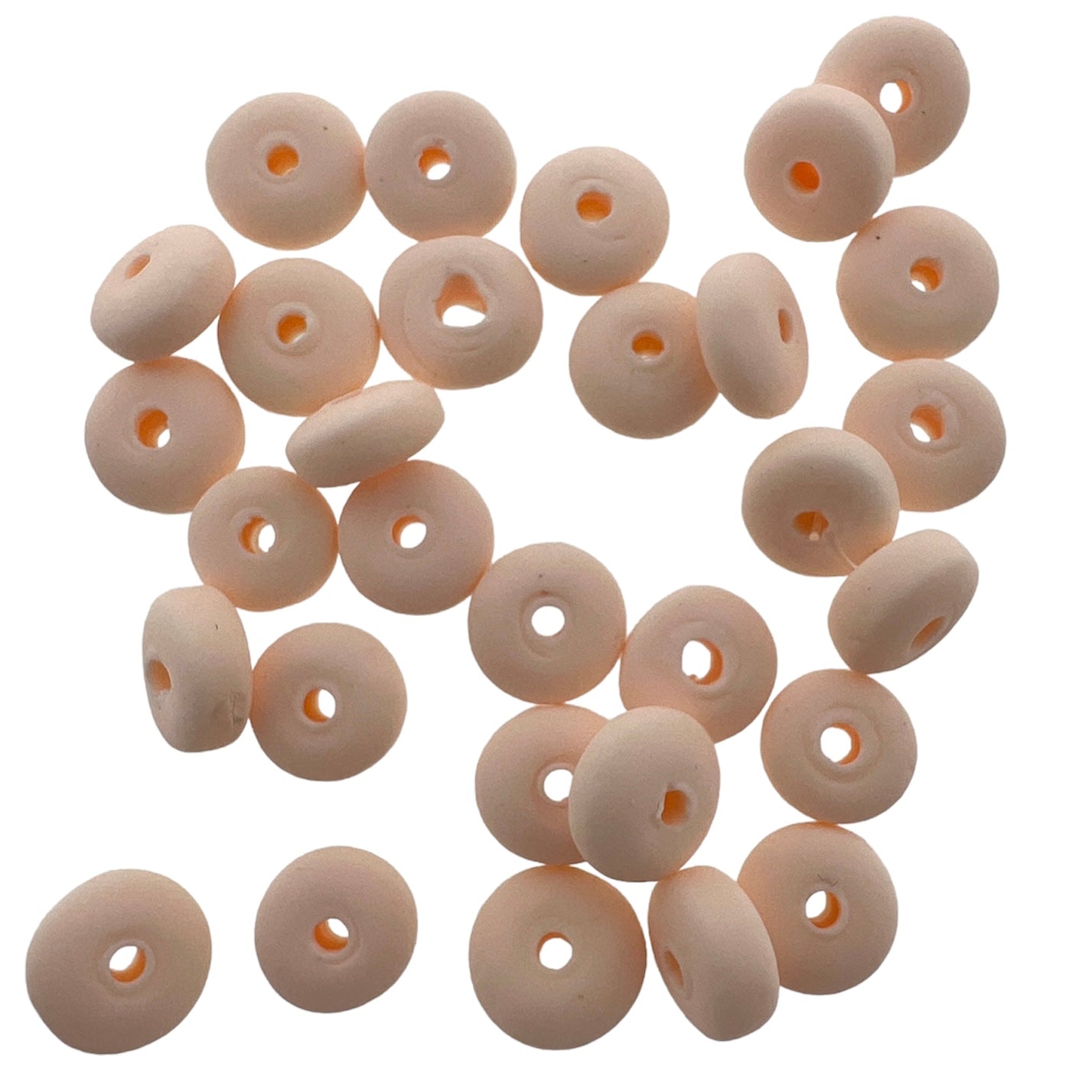 Fimo kralen candy zalm 7mm -±30 stuks-Kralen-Kraaltjes van Renate