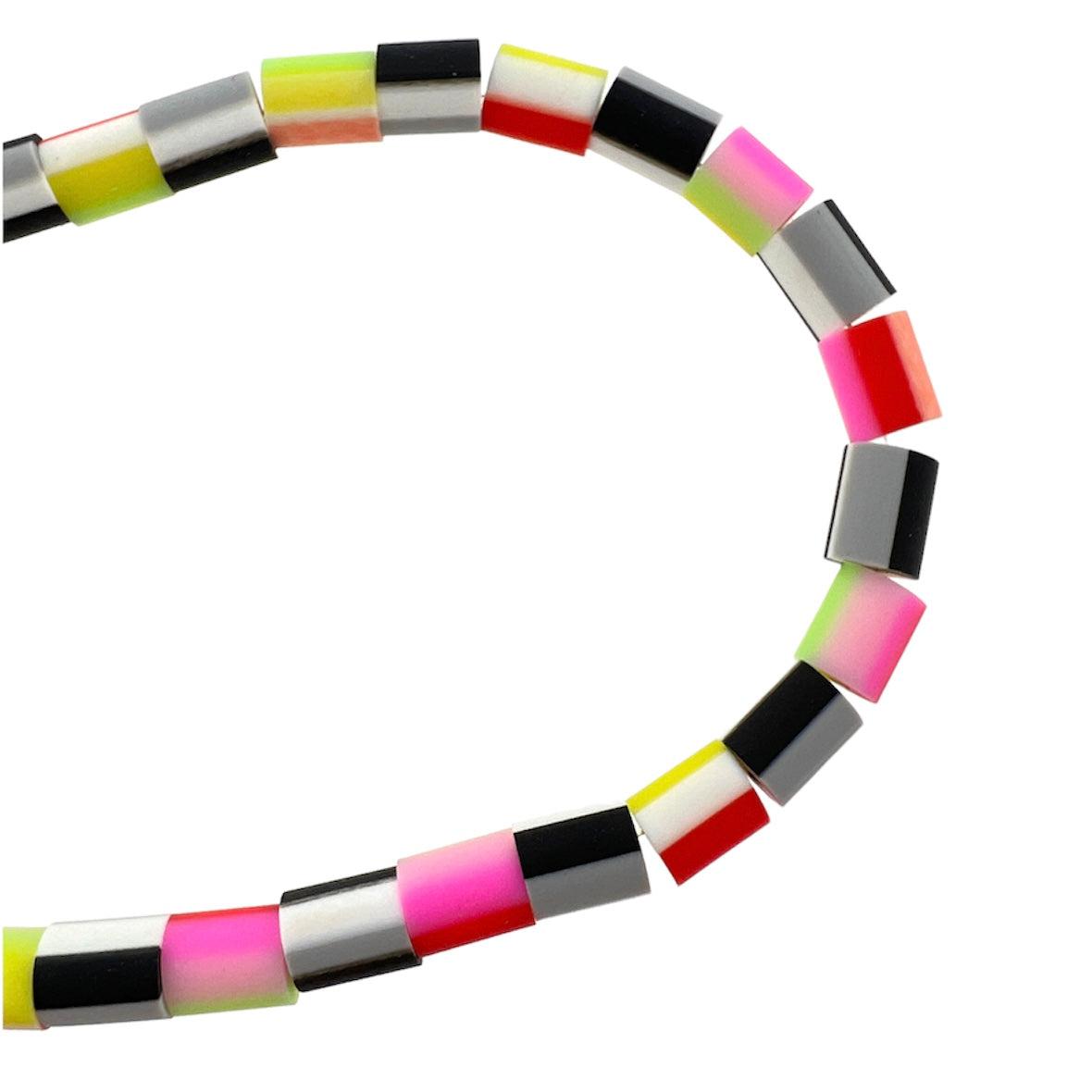 Fimo kralen hele streng zwart gekleurd 5x4.5~6.5mm - ±60 stuks-Kralen-Kraaltjes van Renate