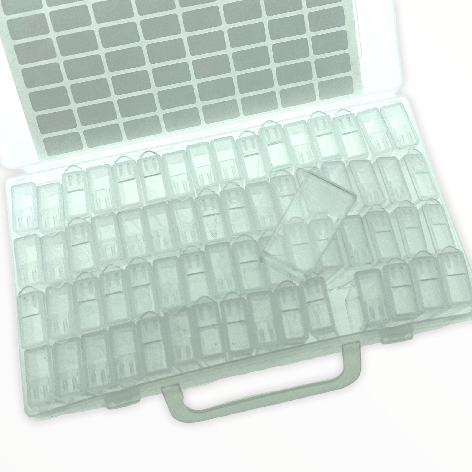 Fliptop opbergdoos met 64 fliptop doosjes-Kraaltjes van Renate