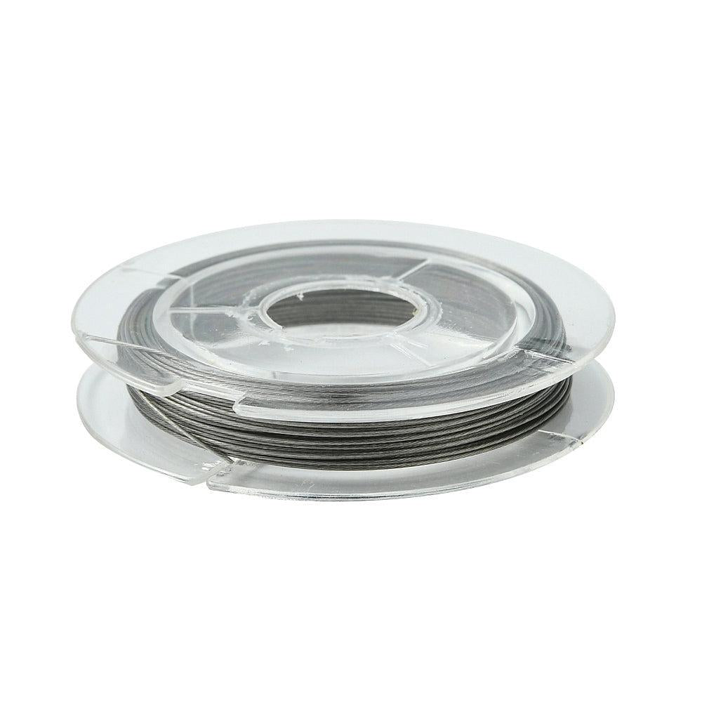 Gecoat IJzerdraad Zilver 0.38mm - 10 meter-Koord-Kraaltjes van Renate