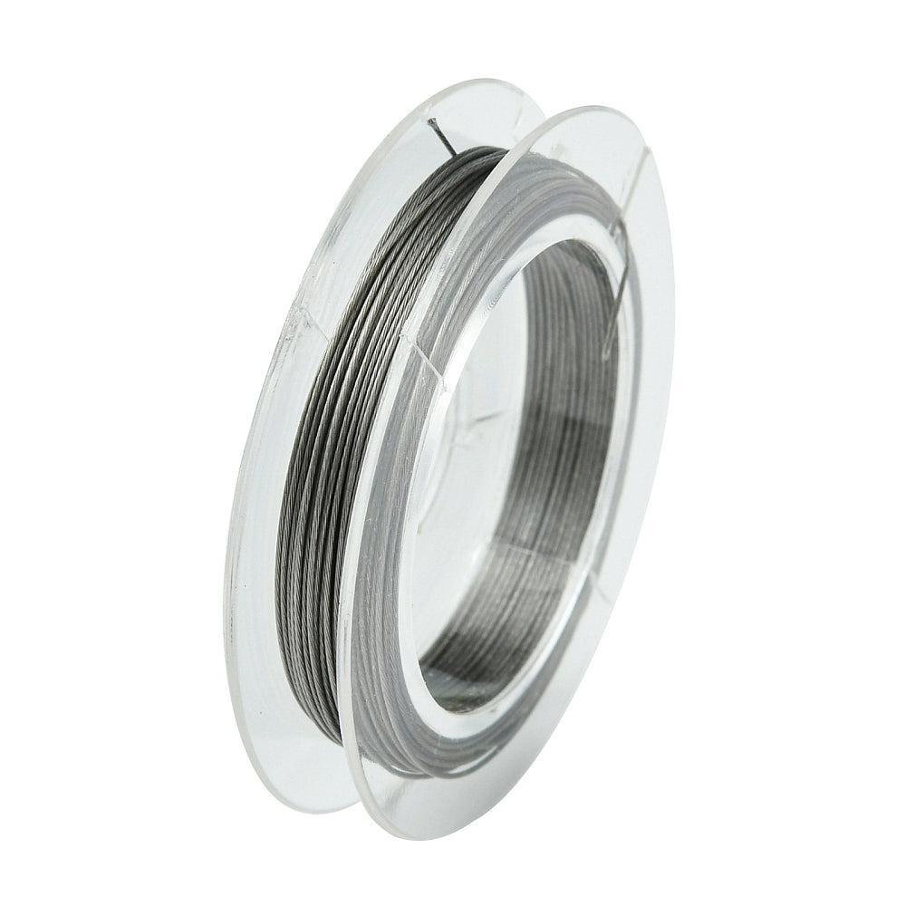 Gecoat IJzerdraad Zilver 0.38mm - 10 meter-Koord-Kraaltjes van Renate