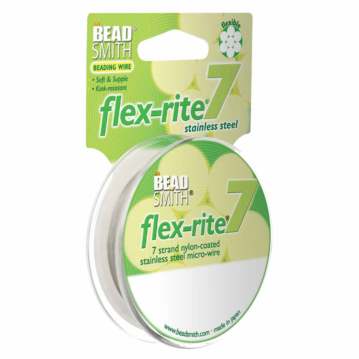 Gecoat Ijzerdraad 7-Strengs Transparant 0.18mm - per rol 9 meter-koord-Kraaltjes van Renate