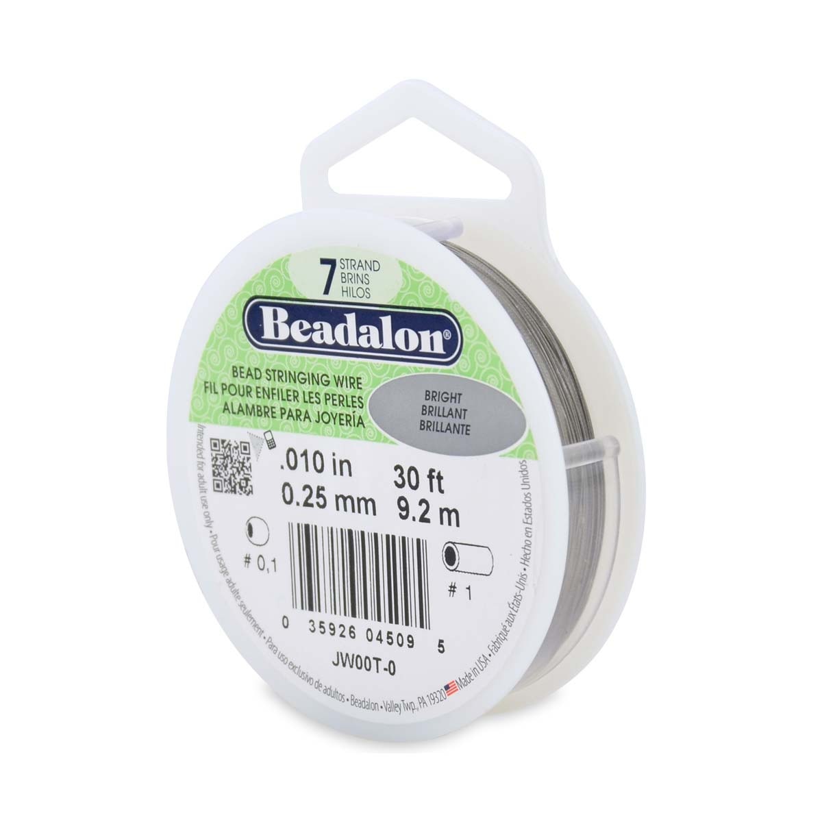 Gecoat Ijzerdraad 7-Strengs Zilver 0.25mm - per rol 9 meter-koord-Kraaltjes van Renate