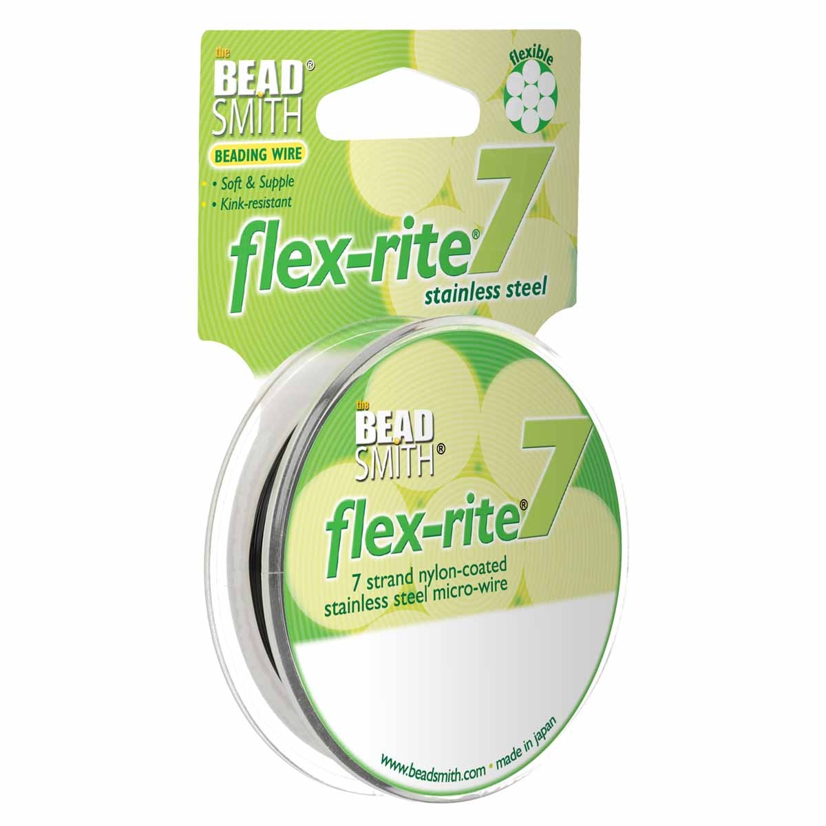 Gecoat Ijzerdraad 7-Strengs Zwart 0.30mm - per rol 9 meter-koord-Kraaltjes van Renate