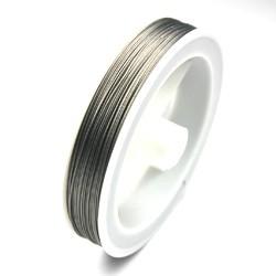 Gecoat ijzerdraad 0.38mm - 10 meter-Kraaltjes van Renate