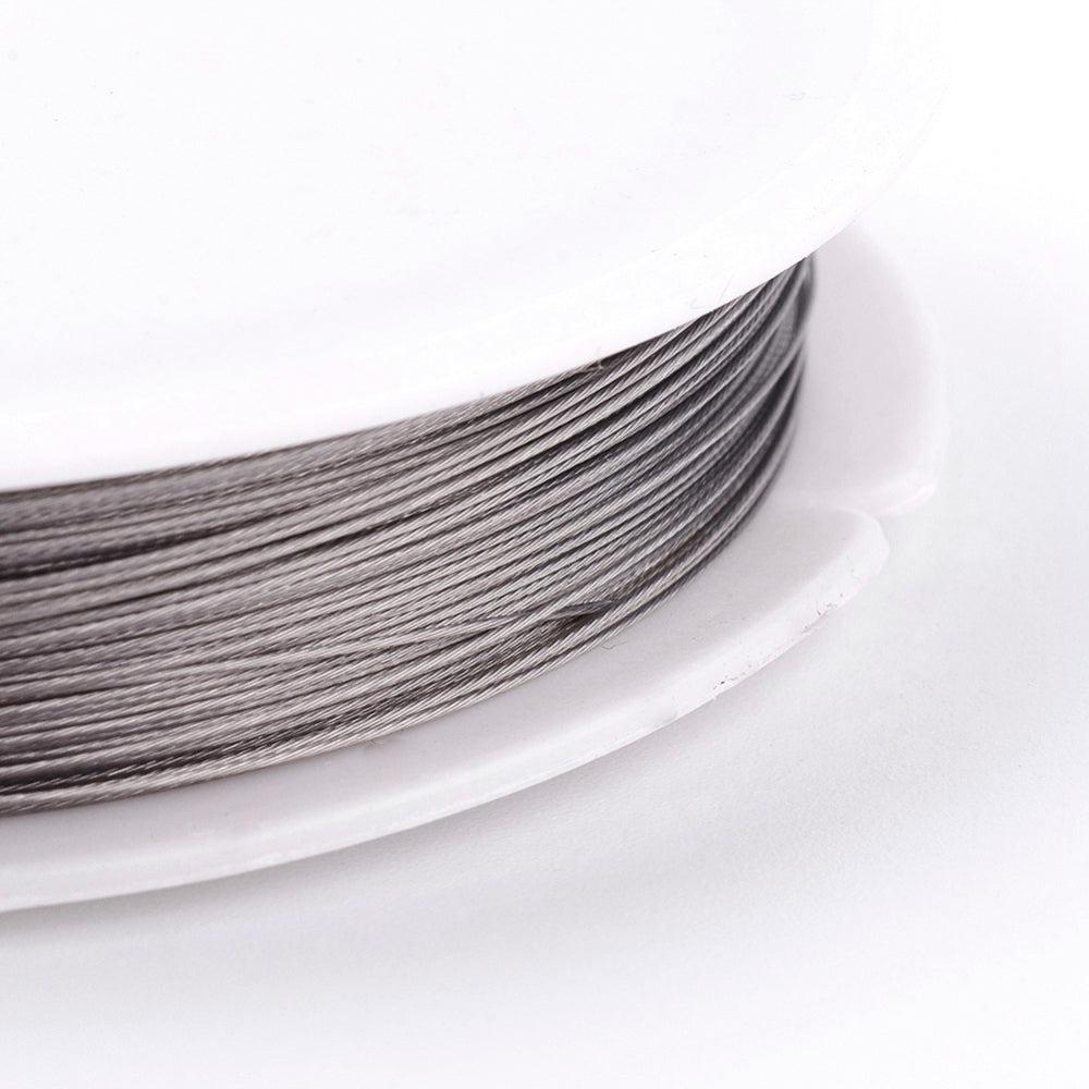 Gecoat ijzerdraad 0.38mm - 10 meter-Kraaltjes van Renate