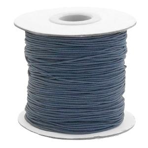 Gekleurd elastisch draad Cool grey 0,8mm - per 3 meter-Kraaltjes van Renate