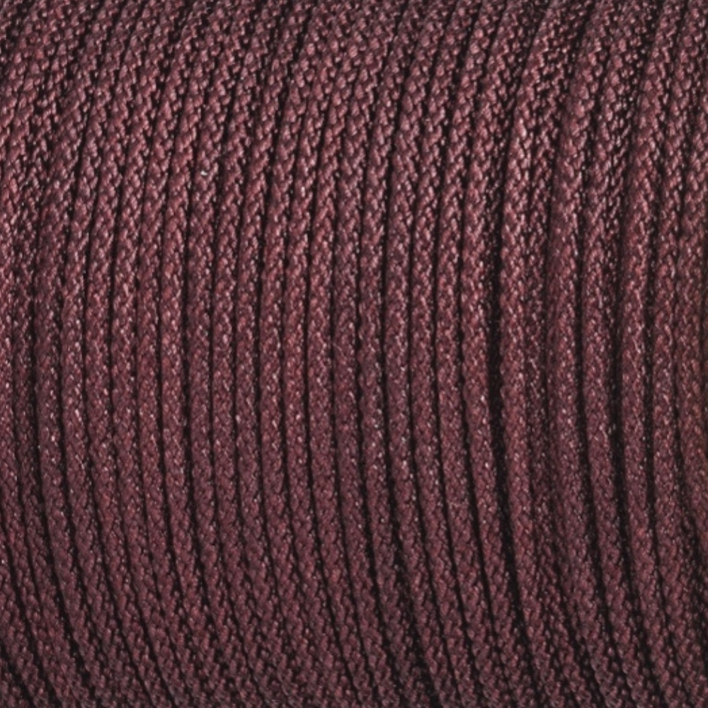 Gevlochten polyester koord Bruin 2mm - 1 meter-koord-Kraaltjes van Renate