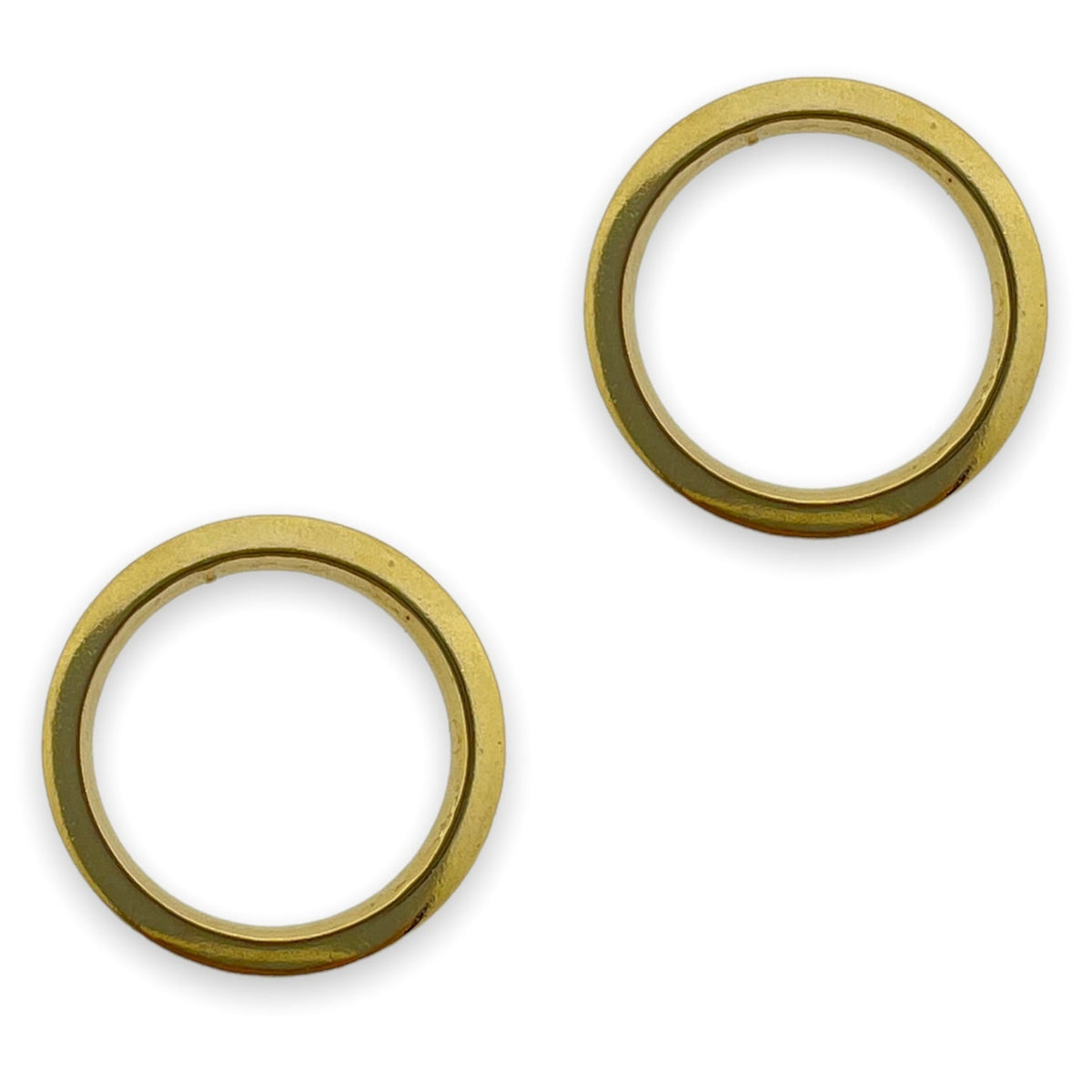 Ringetje gesoldeerd goud Stainless Steel 10x1mm - per stuk-bedels-Kraaltjes van Renate
