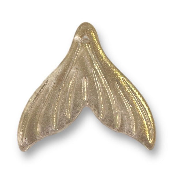Glas hanger mermaid goud 19x3,5mm-bedels-Kraaltjes van Renate