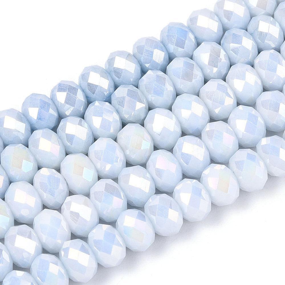 Glas kraal Luchtblauw 5mm - per ca. 45 stuks-Kralen-Kraaltjes van Renate