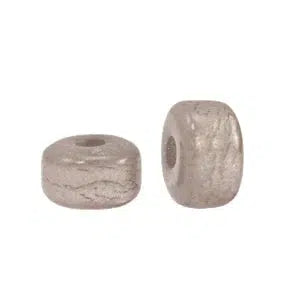 Glaskraal Polaris Glaze rondellen shiny Cervo brown Ø1.7mm 6x4mm-Kralen-Kraaltjes van Renate