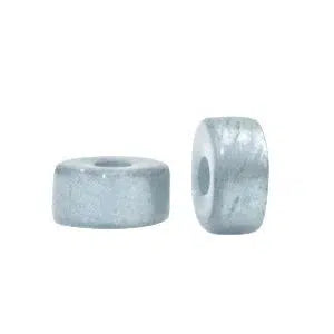 Glaskraal Polaris Glaze rondellen shiny Jeans blue Ø1.7mm 6x4mm-Kralen-Kraaltjes van Renate