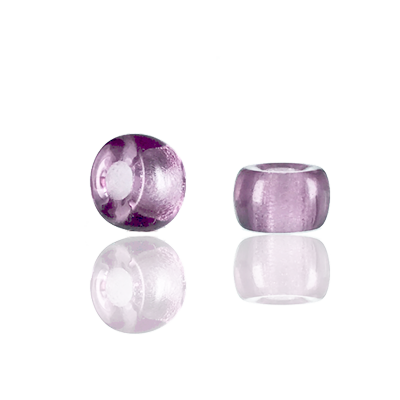 Glaskraal Purple 6mm Ø1.8mm - 10 stuks-Kraaltjes van Renate