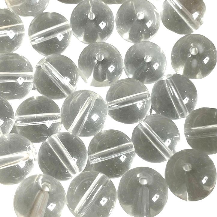 Glaskraal clear 12mm- per stuk-Kralen-Kraaltjes van Renate