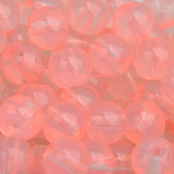 Glaskraal opaal light peach 6mm - 50 stuks-Kraaltjes van Renate