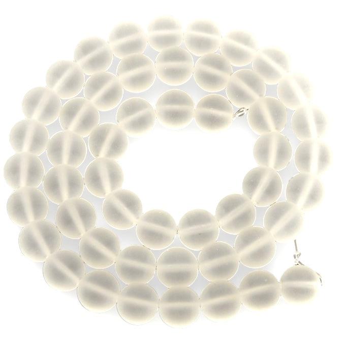 Glaskraal rond transparant 6mm - per streng (±50 stuks)-Kralen-Kraaltjes van Renate