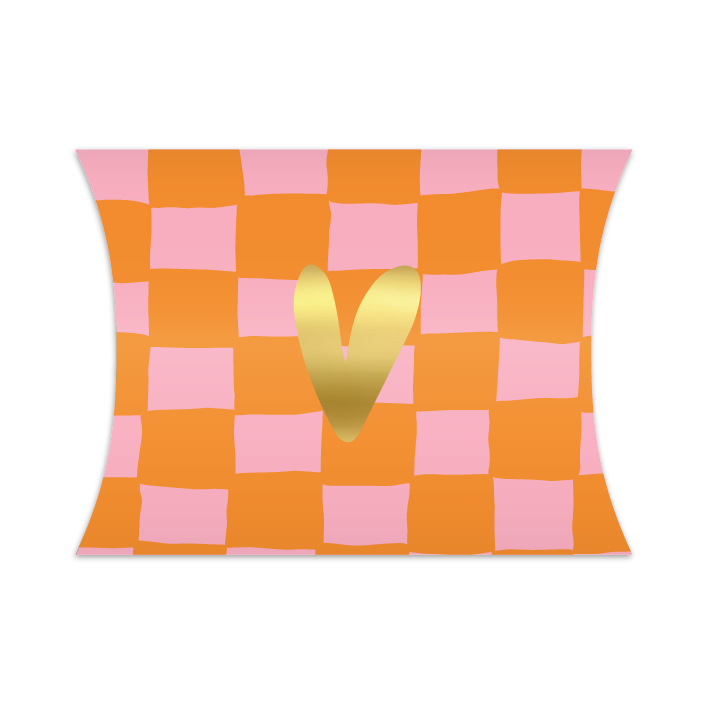 Gondeldoosjes Handdraw grid met hart 12x16,5cm - 2 stuks-Gifts-Kraaltjes van Renate