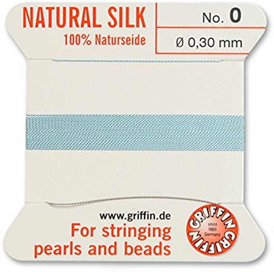 Griffin koord no.0 Turquoise 0,3mm - 2 meter-koord-Kraaltjes van Renate