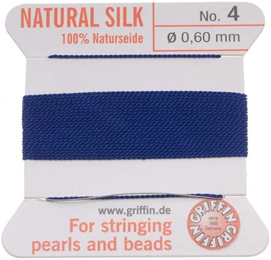 Griffin koord no.4 Dark blue 0,60mm - 2 meter-koord-Kraaltjes van Renate
