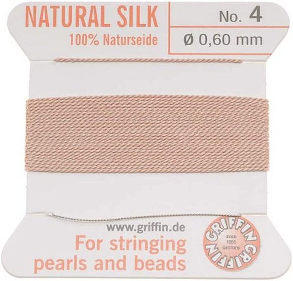 Griffin koord no.4 Light pink 0,60mm - 2 meter-koord-Kraaltjes van Renate