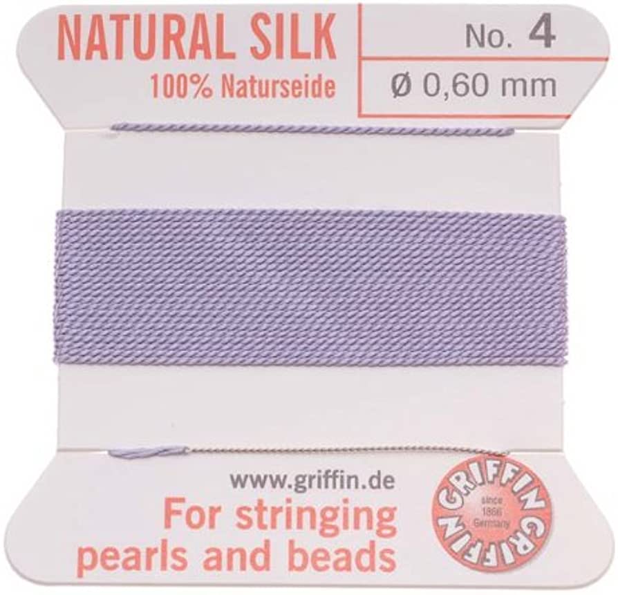 Griffin koord no.4 Lila 0,60mm - 2 meter-koord-Kraaltjes van Renate