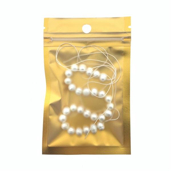 Gripzakjes goud transparant 11x8cm - 5 stuks-Kraaltjes van Renate