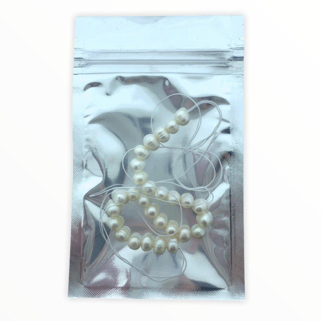 Gripzakjes zilver transparant 14x8,5cm - 5 stuks-Kraaltjes van Renate
