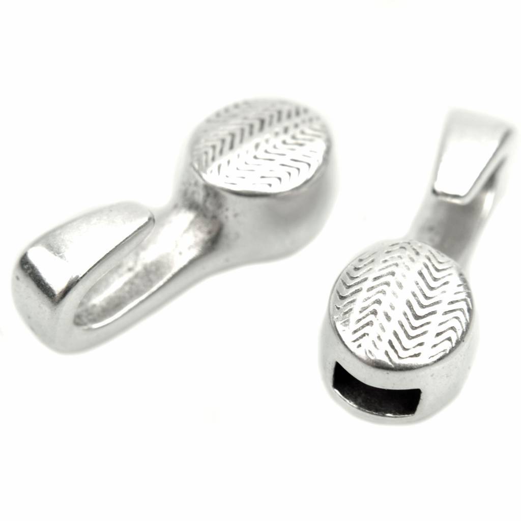 Haaksluiting Ø6x3mm Zilver DQ 25x11mm-Kraaltjes van Renate