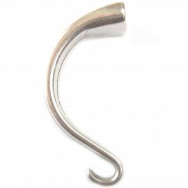 Halve armband Ø10x5,5mm zilver DQ-Kraaltjes van Renate