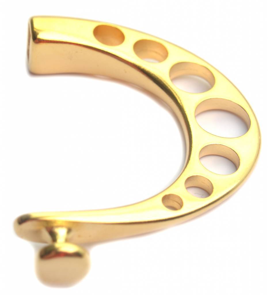 Halve armband gaten Ø8x4mm Goud DQ-Kraaltjes van Renate