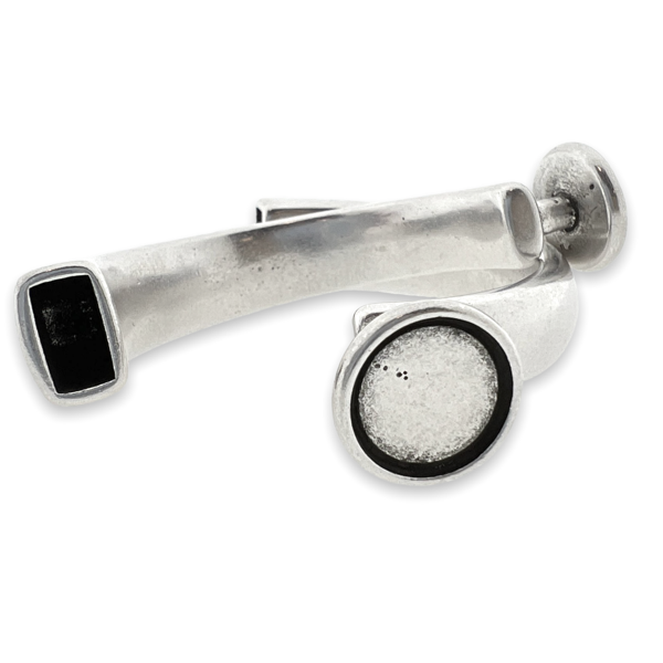 Halve magneet armband Ø10x2mm Zilver DQ- per stuk-sluitingen-Kraaltjes van Renate