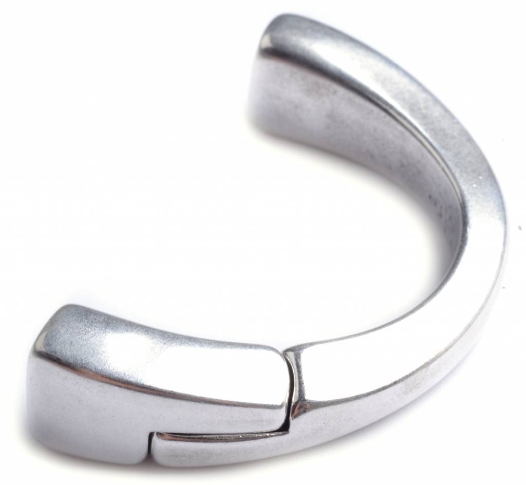 Halve magneet armband Ø10x5mm Zilver DQ-Kraaltjes van Renate