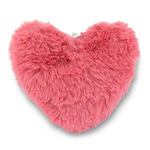 Hanger groot pompom hart roze 9cm- per stuk-bedels-Kraaltjes van Renate