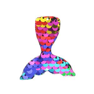 Hanger pailletten zeemeermin Rainbow 5x5cm-Kraaltjes van Renate