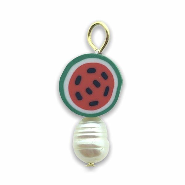 Hanger parel fruit watermeloen-Kraaltjes van Renate