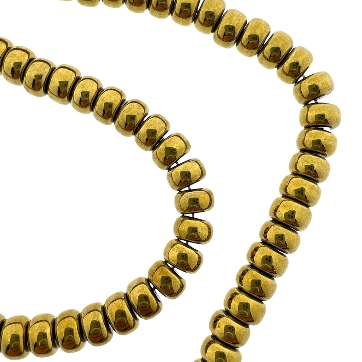 disc hematiet gold 6mm - per 20 stuks-Kralen-Kraaltjes van Renate