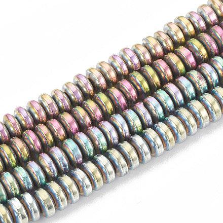 Hematiet kraal disc mixed color 4x2mm - per 20 stuks-Kralen-Kraaltjes van Renate