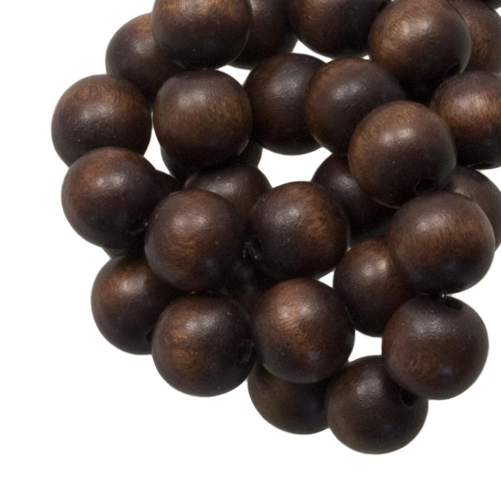 Houten kralen Vintage Chestnut 12mm - 20 stuks-Kraaltjes van Renate