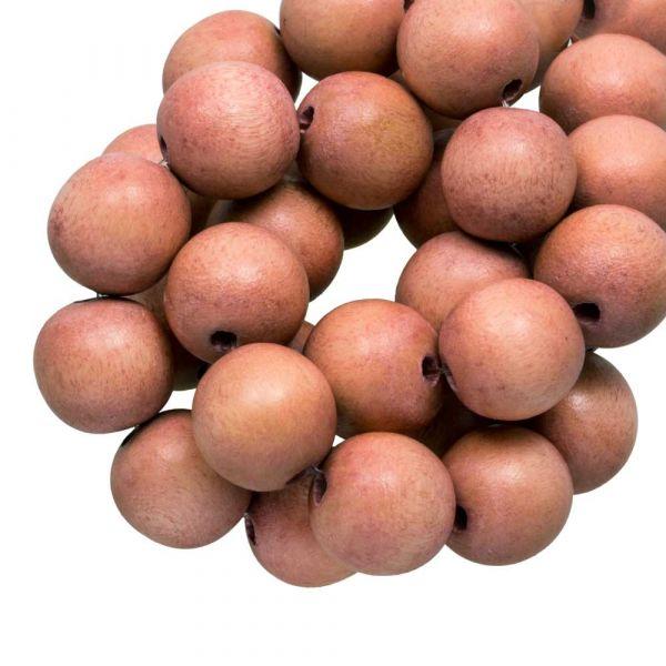 Houten kralen Vintage Salmon 8mm - 50 stuks-Kraaltjes van Renate