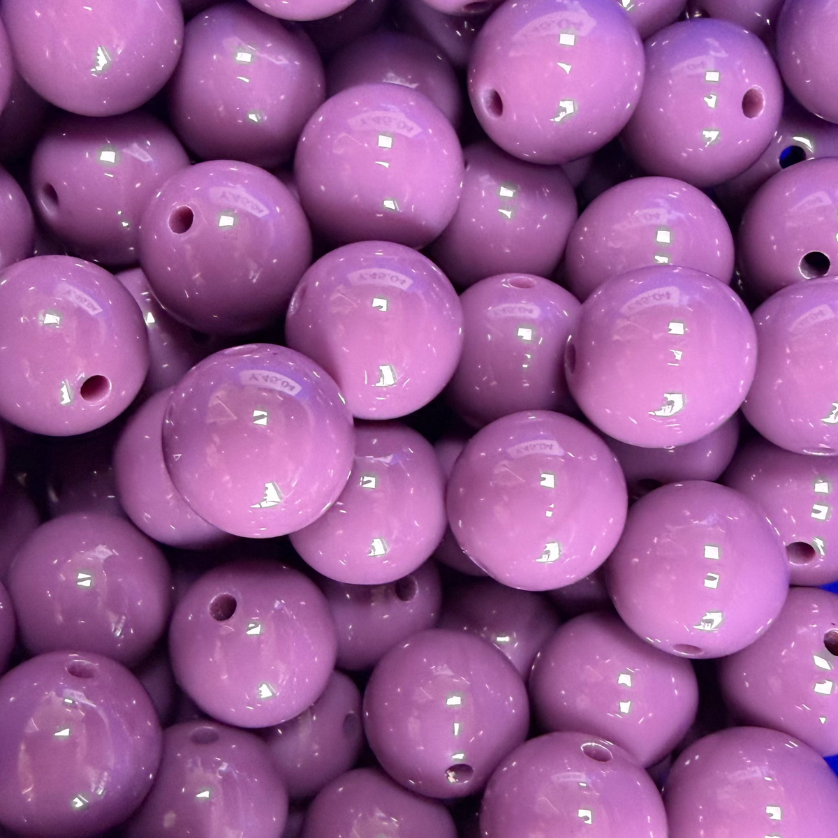 Acryl Kralen Rond Paars 14mm - per stuk