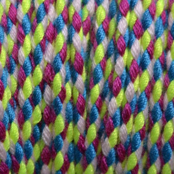 Surfkoord Blauw/Geel/Paars ±1,8mm - 1 meter-Kraaltjes van Renate