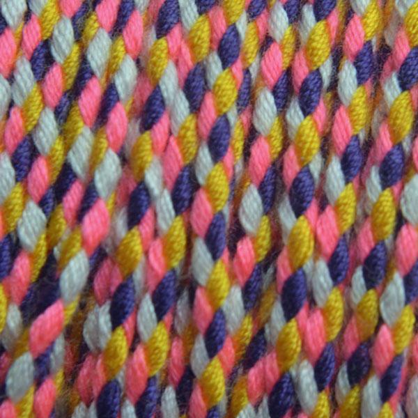 Surfkoord Blauw/Oker/Roze ±1,8mm - 1 meter-Kraaltjes van Renate