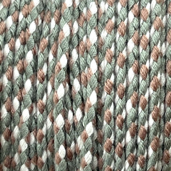 Surfkoord Licht roze/vintage roze/grijs ±1,8mm - 1 meter-Kraaltjes van Renate