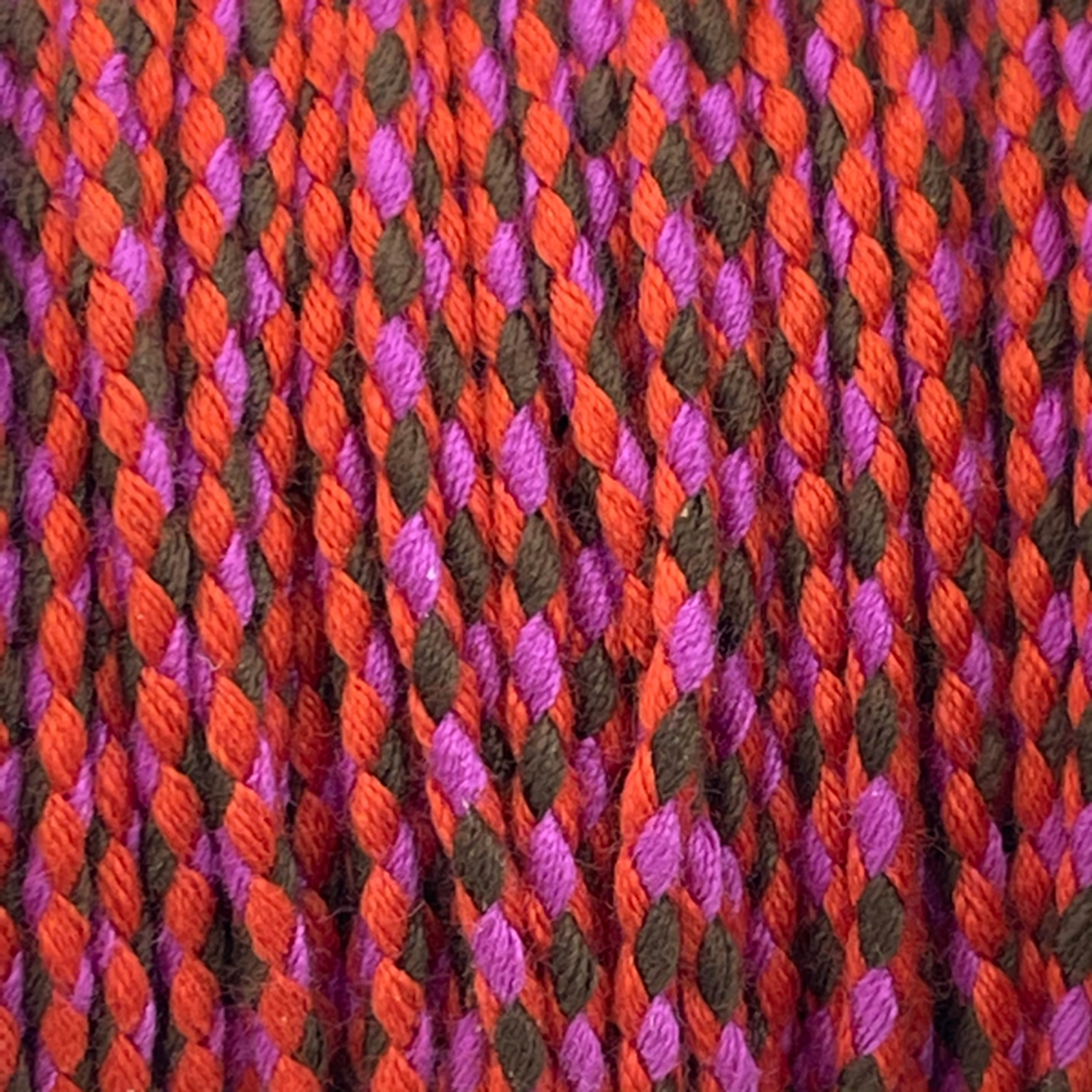 Surfkoord Rood/paars/bruin ±1,8mm - 1 meter-Kraaltjes van Renate
