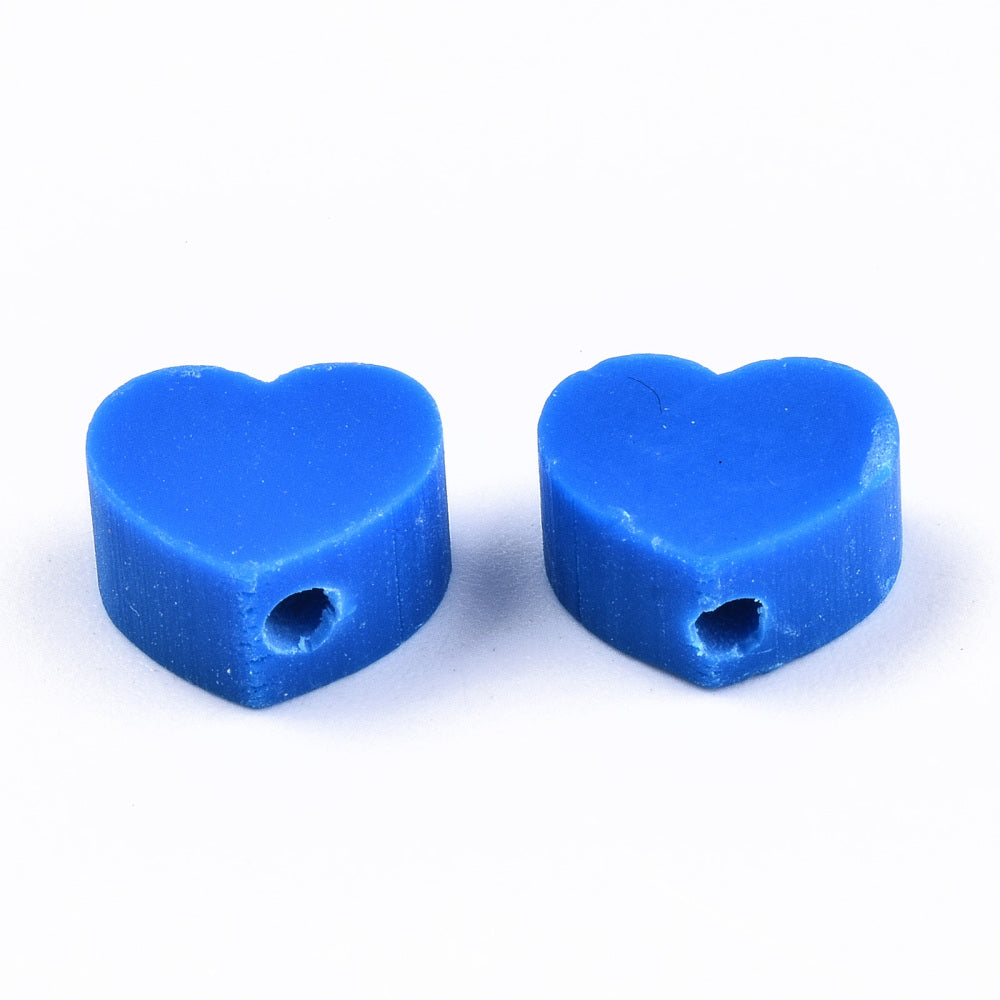 Fimo Kralen Hartjes Mix 10mm - 10 stuks