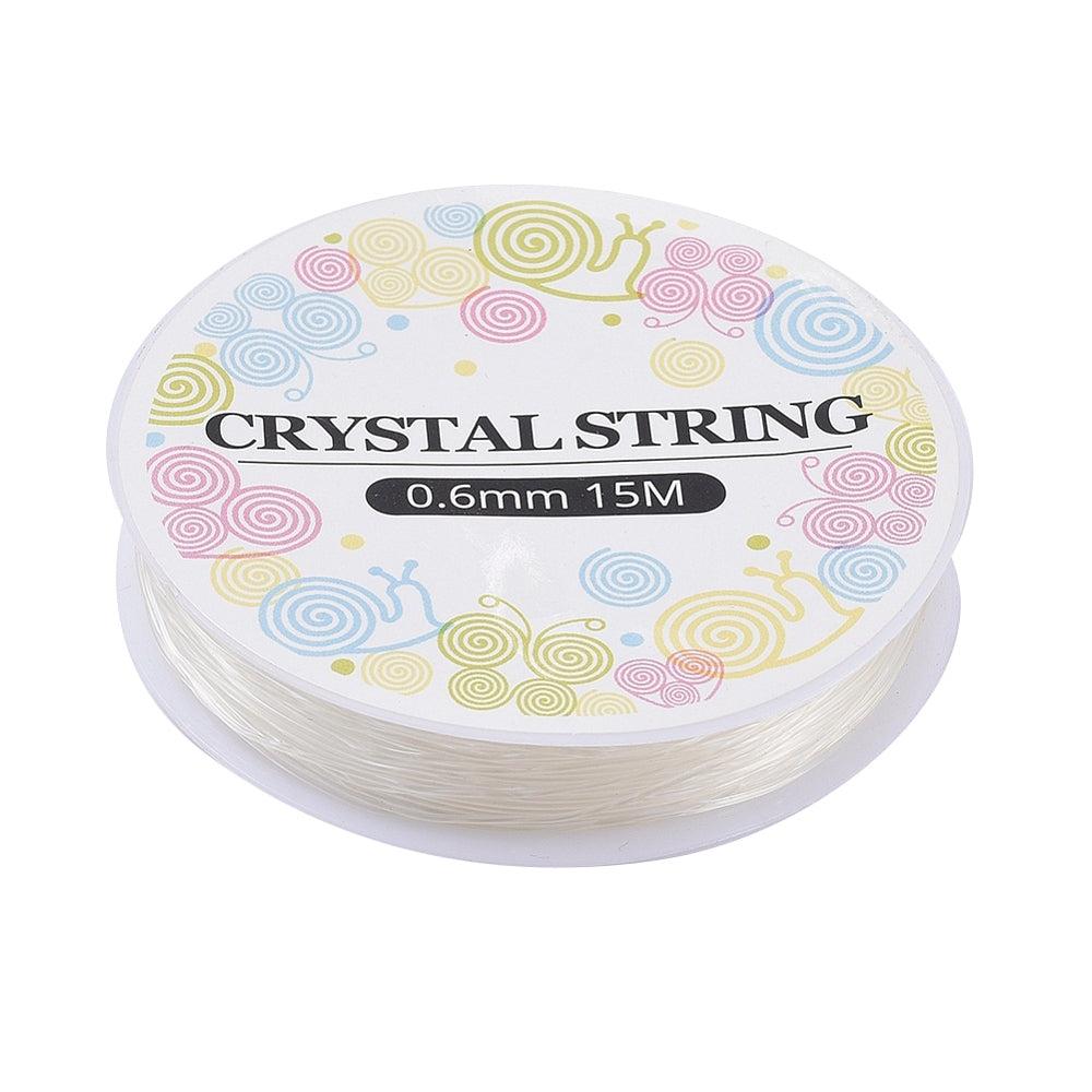 Elastiek Transparant Nylon 0.6mm - 12 meter